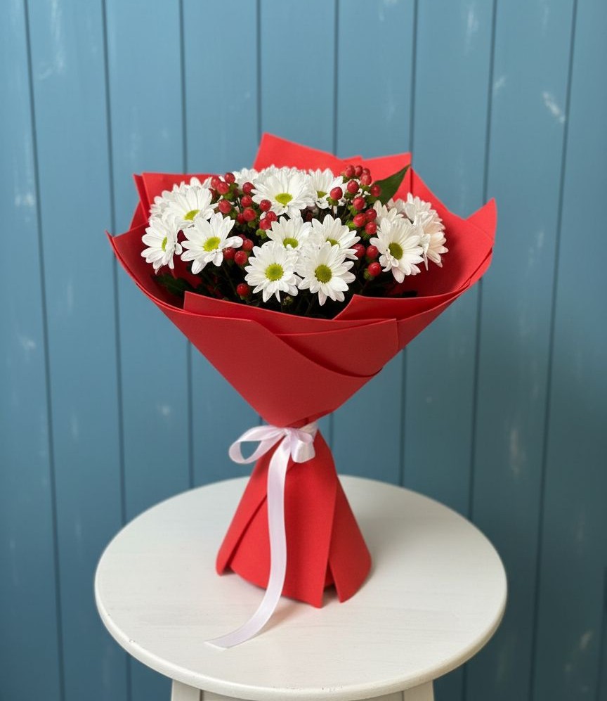 Букет цветов из: Хризантемы в Чернышковский