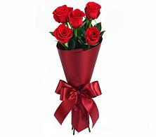 Букет 5 Красных роз Эдлесс Лав в Чернышковский