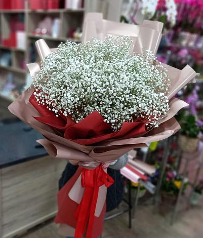 Букет цветов из: Гипсофила в Чернышковский