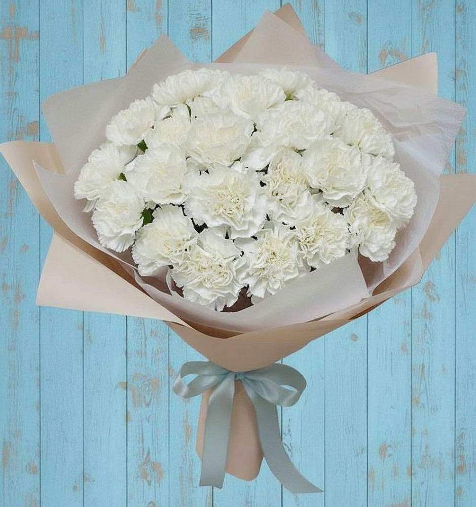 Букет цветов из: Гвоздики в Чернышковский