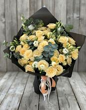 Букет цветов из:  Розы и Лизиантусы в Чернышковский