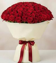 Букет 101 Красная роза Милано в Чернышковский