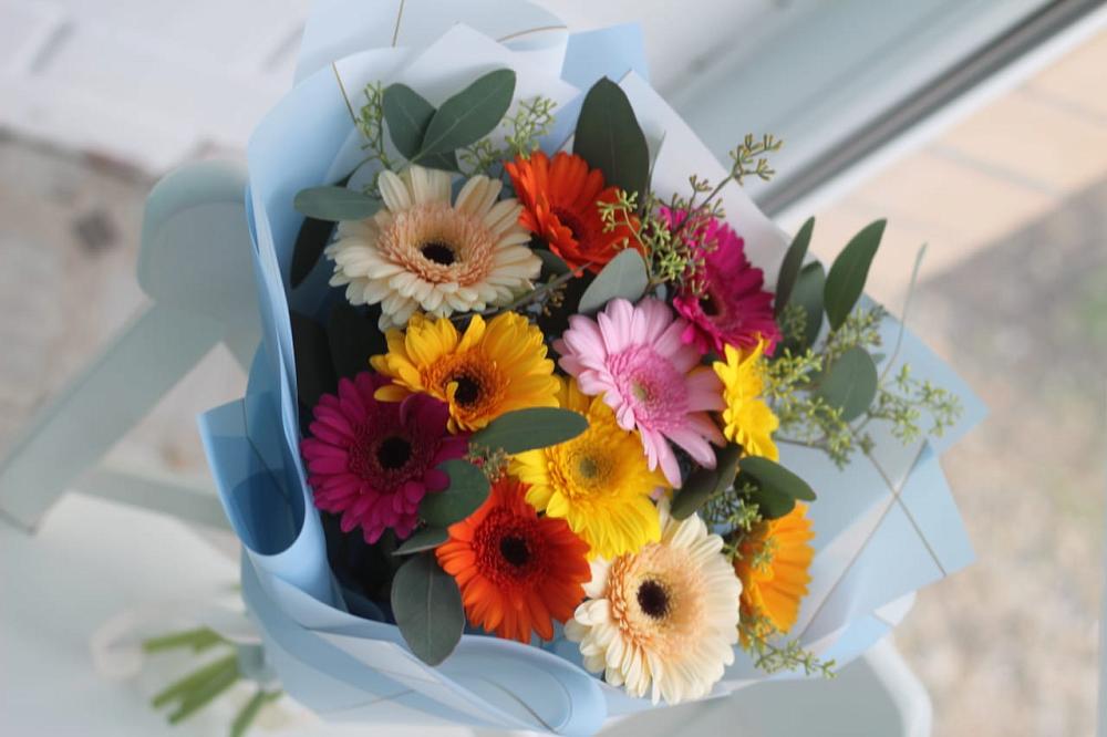 Букет цветов из: Герберы в Чернышковский