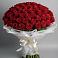 Букет 101 Красная роза Блэк Мэджик в Чернышковский
