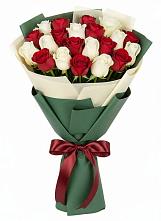 Букет Микс из красных и белых роз #REPLACE_PRED# Чернышковский