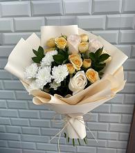 Букет цветов из:  Розы и Хризантемы в Чернышковский