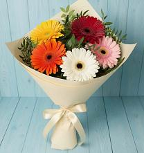 Букет цветов из:  Герберы в Чернышковский