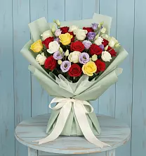 Букет цветов из:  Розы в Чернышковский