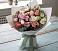 Букет цветов из: Розы, Лизиантусы и Гвоздики в Чернышковский
