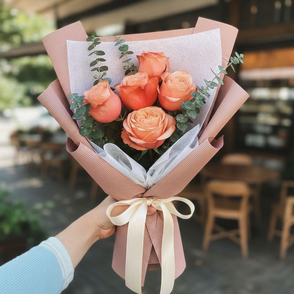 Букет цветов из: Розы в Чернышковский