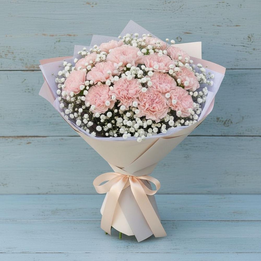 Букет цветов из: Гвоздики в Чернышковский