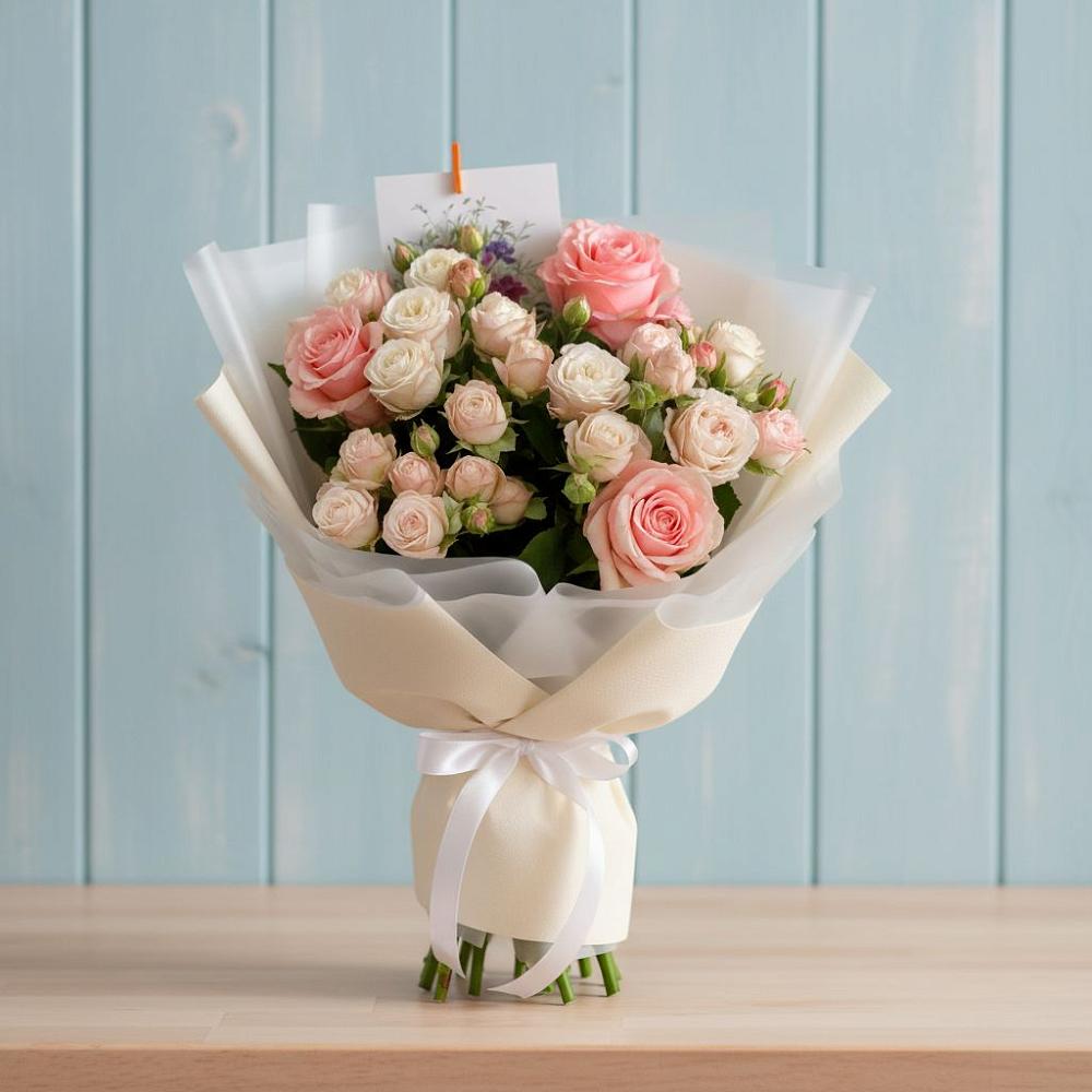 Букет цветов из: Розы в Чернышковский