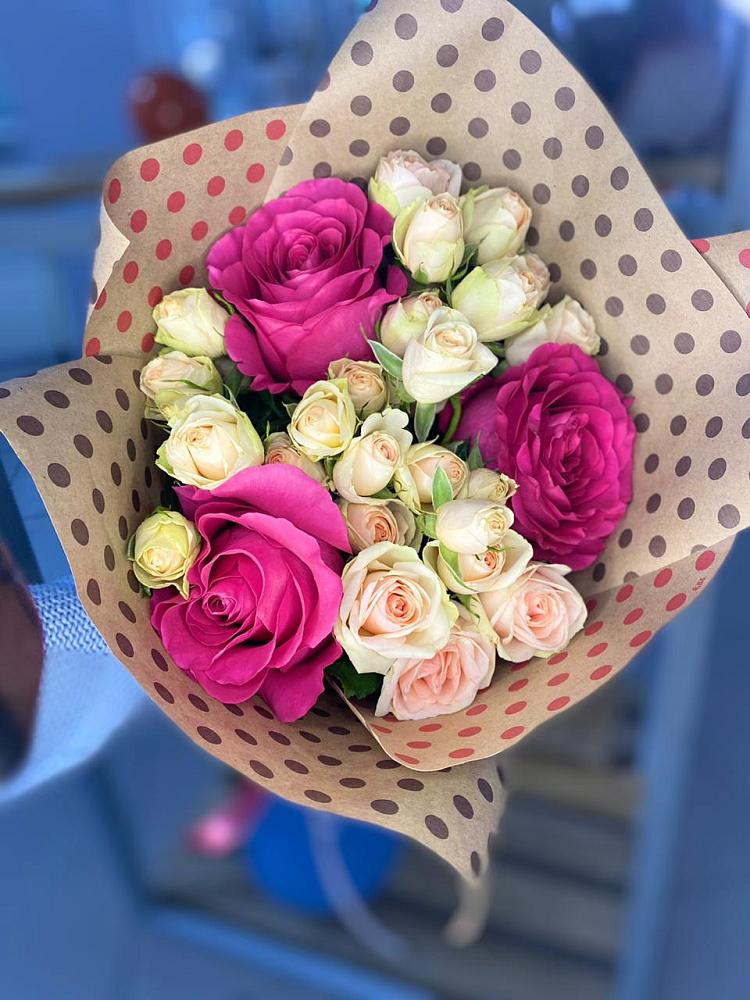 Букет цветов из: Розы в Чернышковский