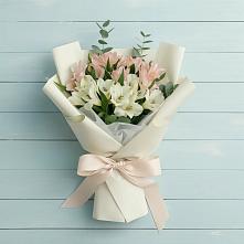 Букет цветов из:  Альстромерии в Чернышковский