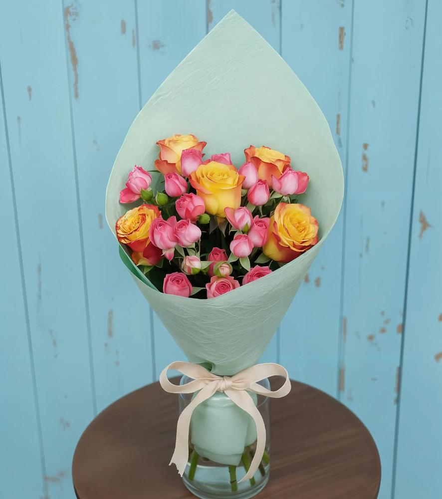 Букет цветов из: Розы в Чернышковский