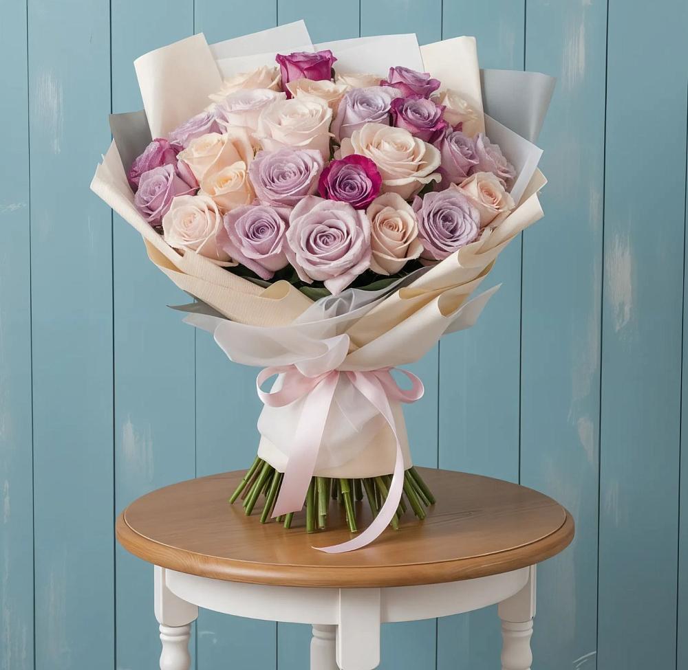 Букет цветов из: Розы в Чернышковский