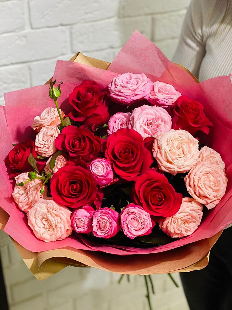 Букет цветов из: Розы в Чернышковский