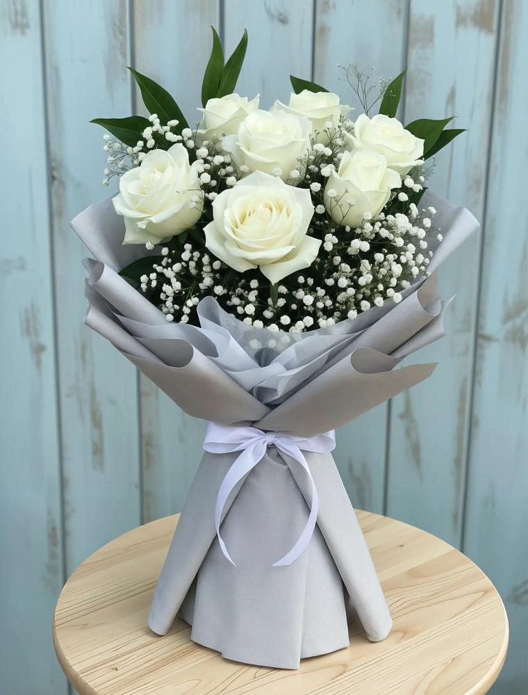 Букет цветов из: Розы в Чернышковский