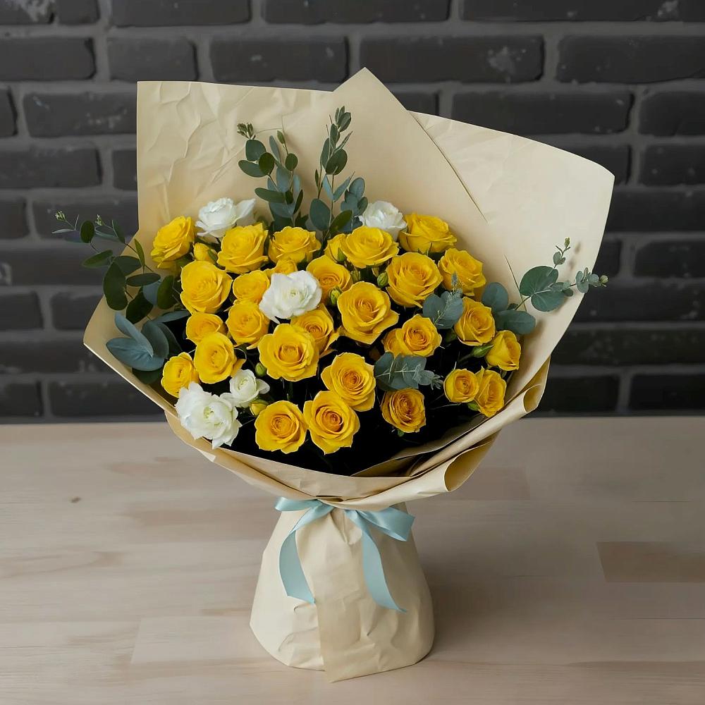 Букет цветов из: Розы в Чернышковский