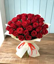 Букет 29 Красных роз в Чернышковский