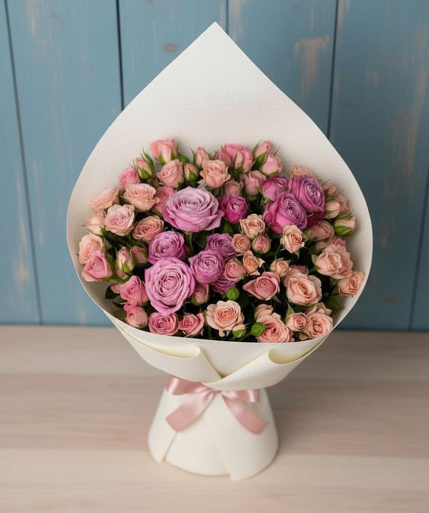 Букет цветов из: Розы в Чернышковский