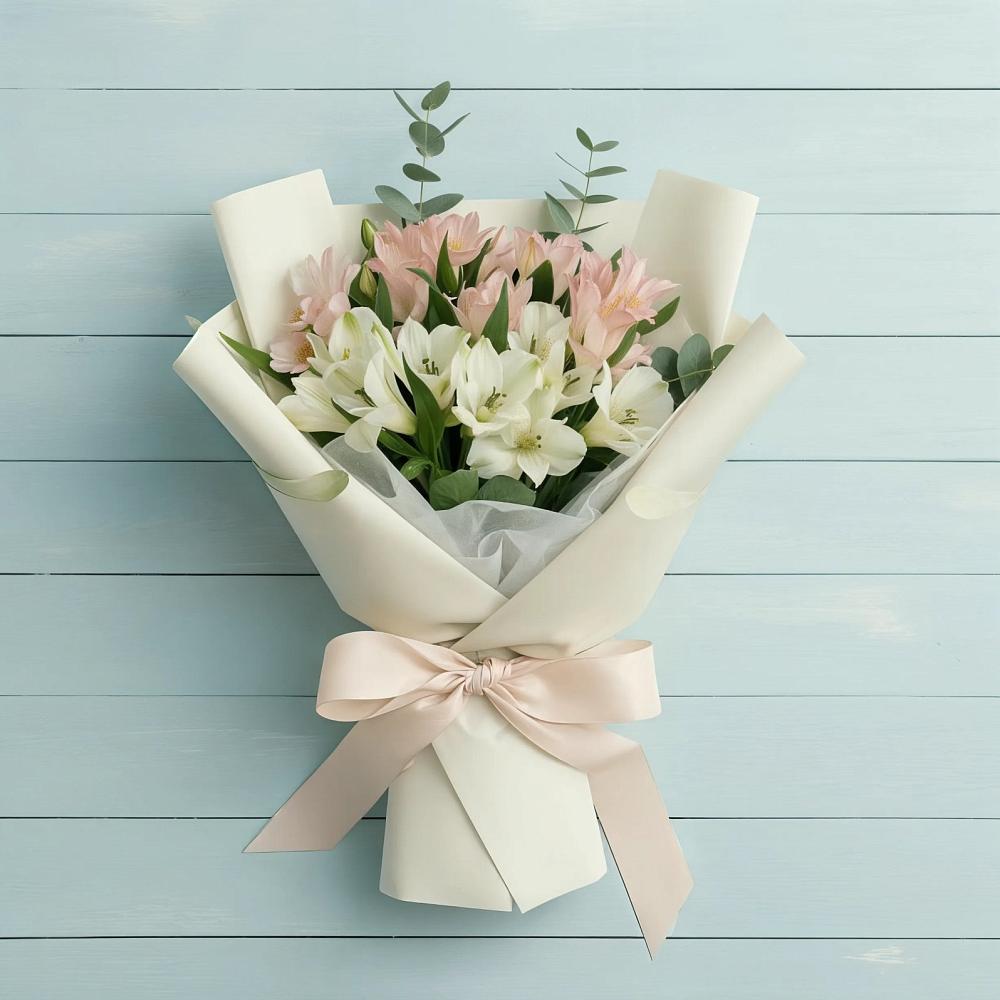 Букет цветов из: Альстромерии в Чернышковский