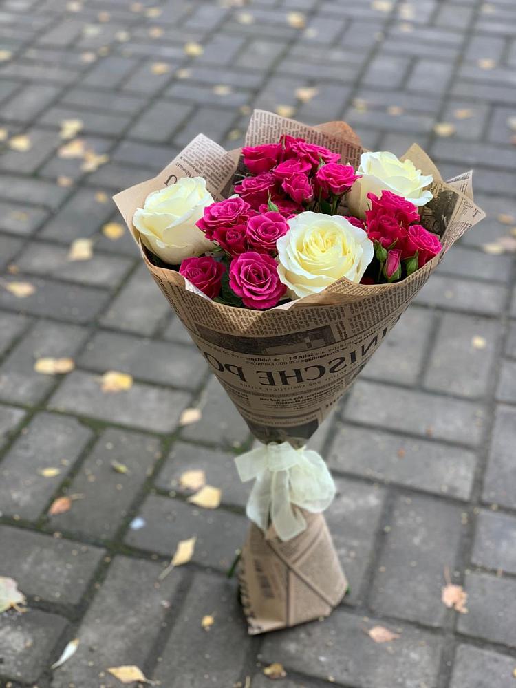 Букет цветов из: Розы в Чернышковский