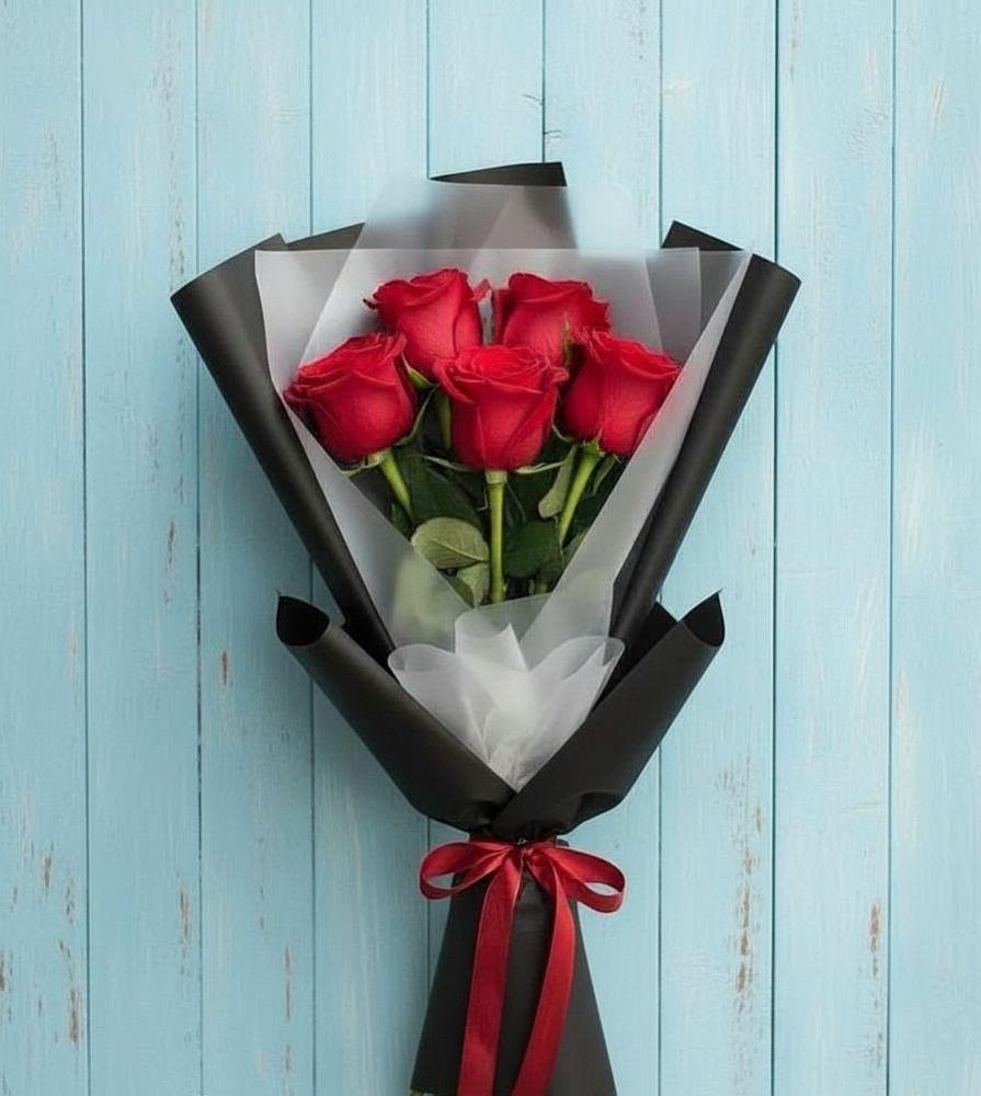 Букет цветов из: Розы в Чернышковский