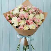 Букет цветов из:  Розы в Чернышковский