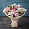 Букет цветов из: Хризантемы, Альстромерии и Розы в Чернышковский